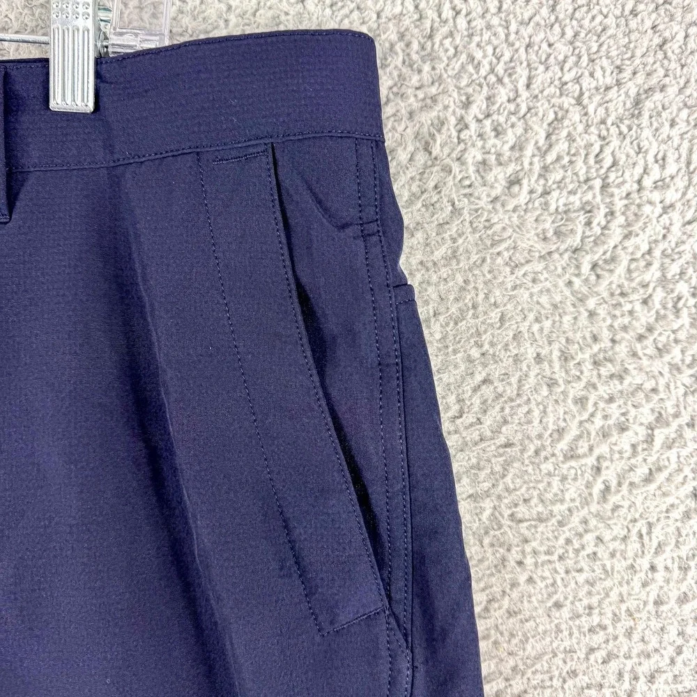 North Face Shorts Mens 40 Navy Blue Outdoors Stretch Zip Pocket Quick Dry Hiking